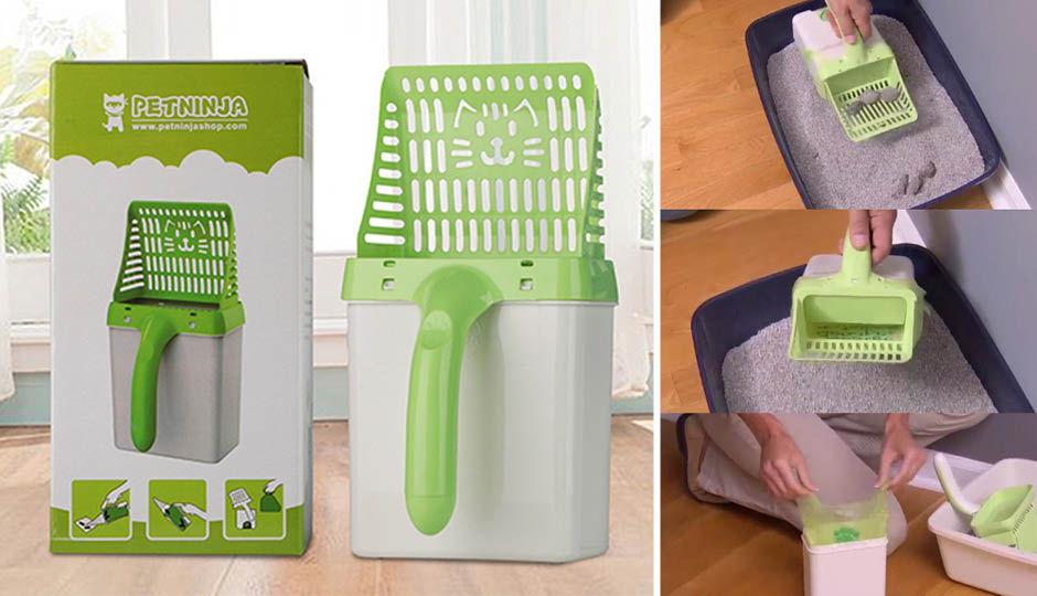 Pooper scooper cat shop
